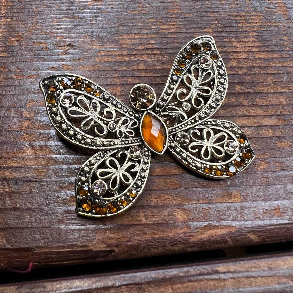 Vintage Butterfly Brooch